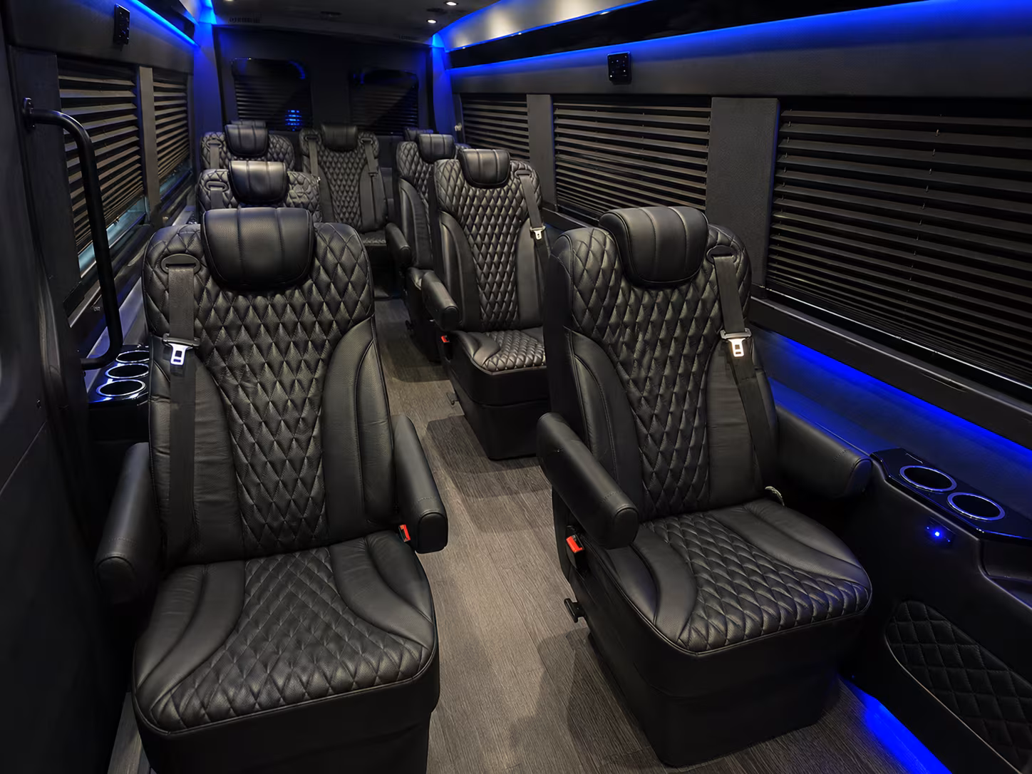 brownsville 18 passenger sprinter van inside