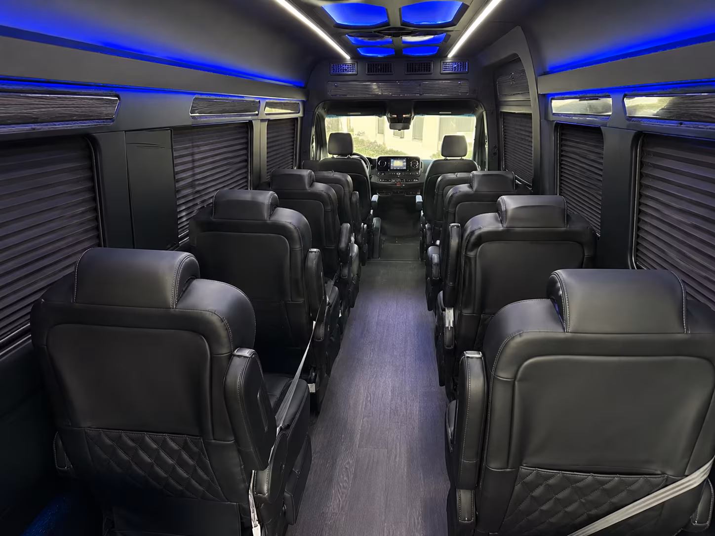 brownsville 8 passenger sprinter van interior