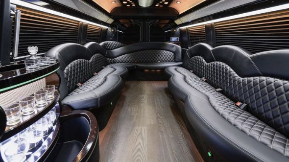 sprinter limousine inside brownsville